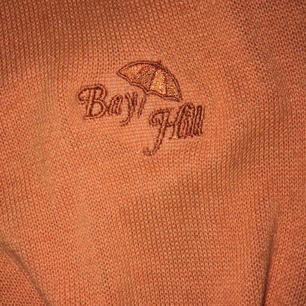 PETER MILLAR - 1/4 zip orange top - Picture 4 of 5